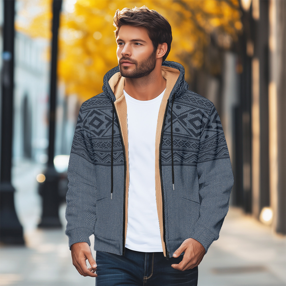 Suéter con cremallera de estilo retro americano Marca de moda de primavera y otoño Tendencia suelta casual de todo fósforo Chaqueta con capucha de gran tamaño MF12
