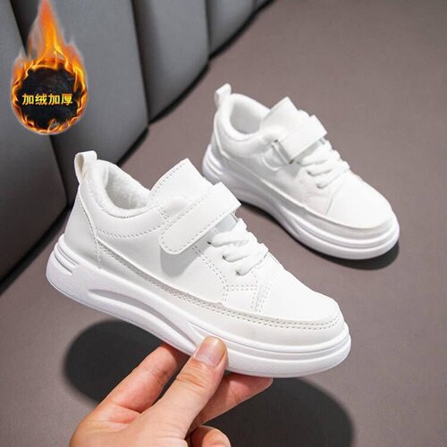 Children's white shoes, spring and autumn boys' soft-soled sports shoes, soft-soled sneakers, waterproof girls' running shoes, casual shoes, single shoes