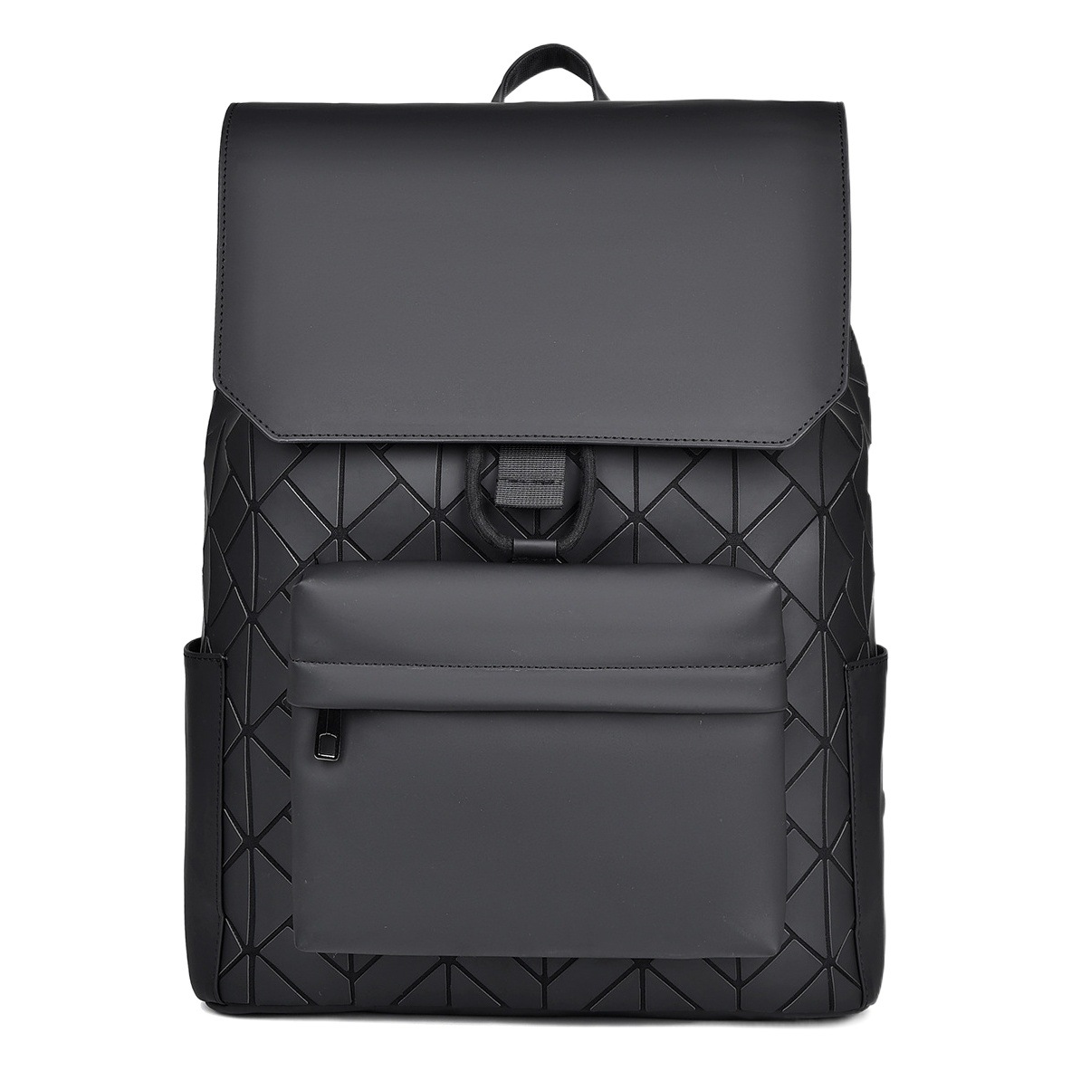 Cross-Border Texture Backpack Men's Bag Rhombus Laser Reflective Student School Bag Large Capacity Commuter Computer Backpack Wholesale