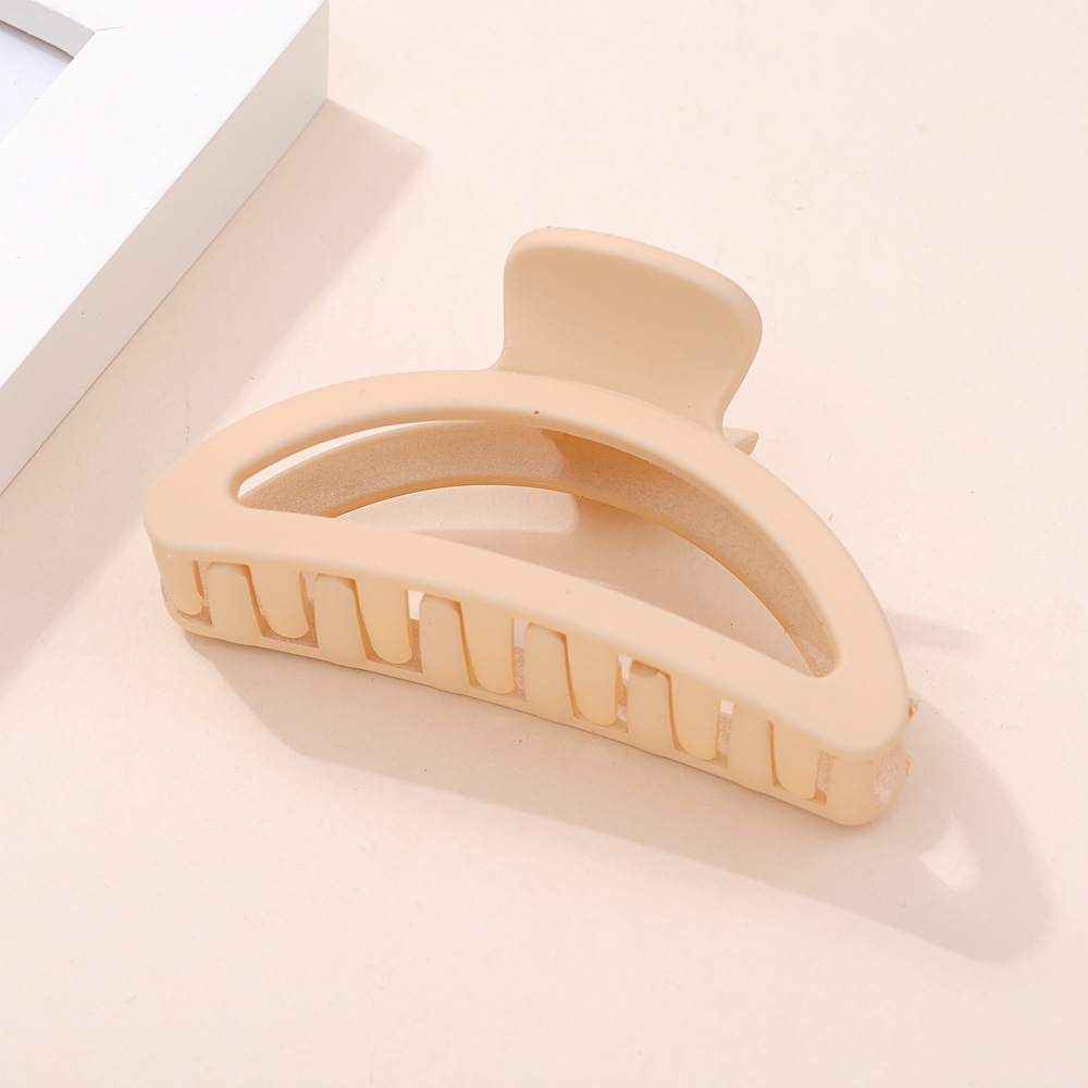 Verano nuevo Gran Tiburón clip de leche marrón simple todo partido diario pelo clip updo lavado de cara simple temperamento horquilla