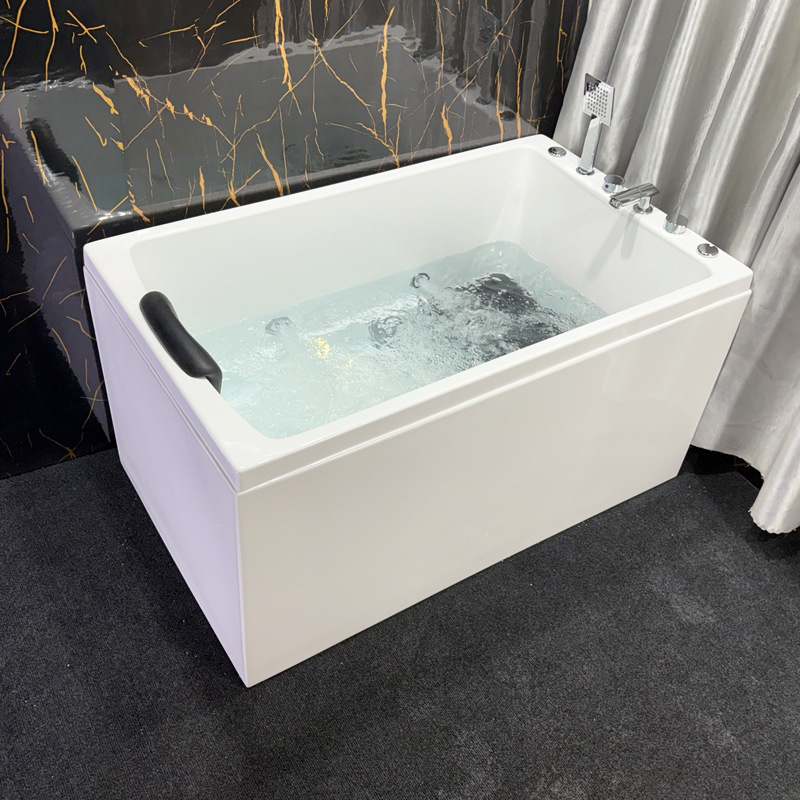 Factory Direct Supply Acrylic Bathtub Square Massage Tub Surf Tub Engineering Hotel Bathtub Bath Deep Soaking Cross-Border Factory Direct Supply Acrylic Bathtub Square Massage Tub Surf Tub Engineering Hotel Bathtub Bath Deep Soaking Cross-Border