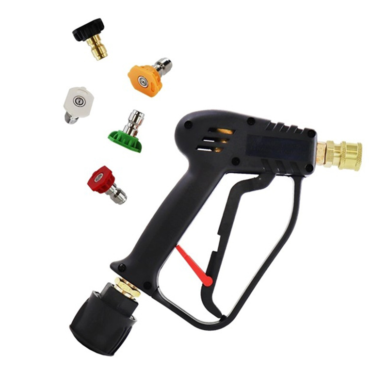 4000psi五色喷嘴高压水枪配1_4_适配器接头适用凯驰K力奇及M22