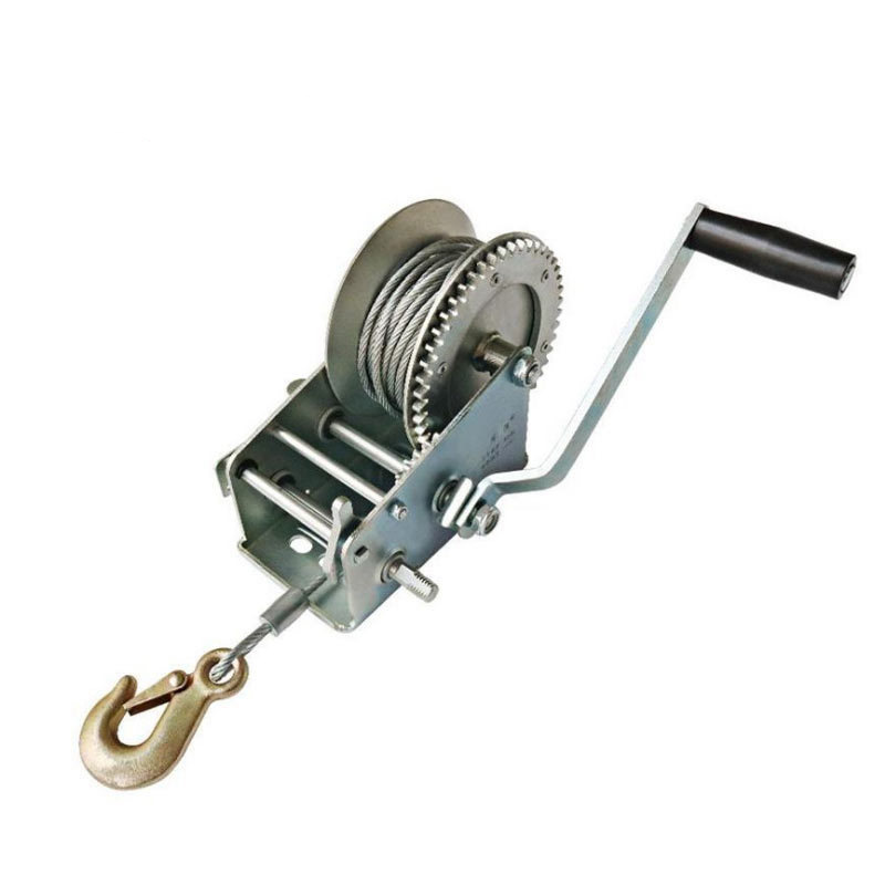 邦强手摇绞盘钢丝绳手动绞盘织带手摇绞盘手动卷扬机工具
