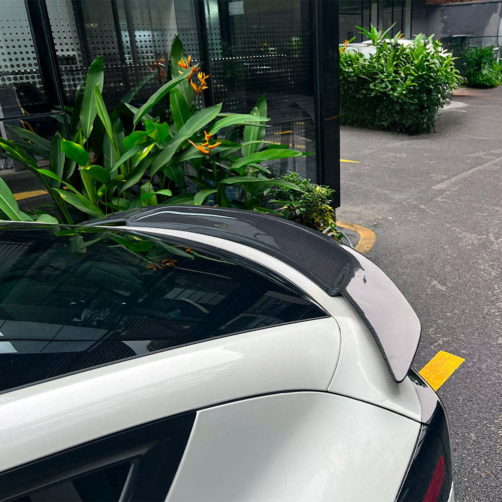 Suitable for the New Model 3 Highland, the New Model Y Juniper, and the True Carbon Fiber Rt Style Rear Wing