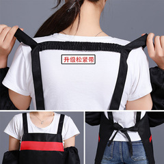 Factory Wholesale Custom Waterproof Apron with Printing and Logo for Women Tea and Coffee Nail Salon Kitchen Apron Waist Workwear for Men