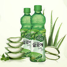 韩国进口熊津芦荟汁芦荟饮料植物果汁粒粒果肉夏日休闲果饮