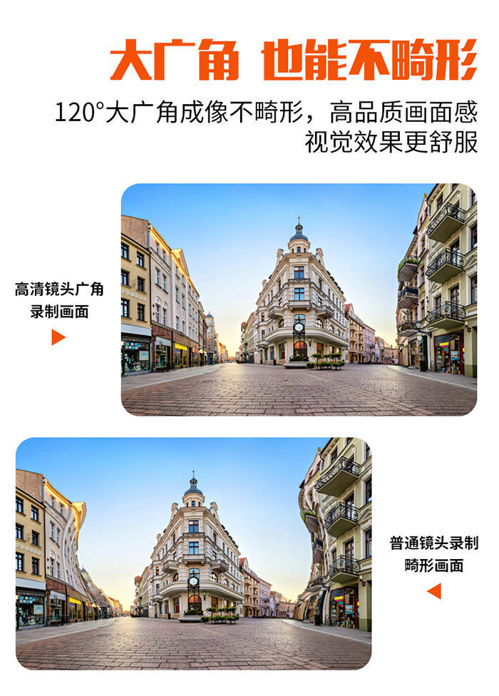Motorcycle Driving Recorder Wifi with Gps+High-Definition Dual-Lens Camera Waterproof Electric Vehicle Riding Recorder