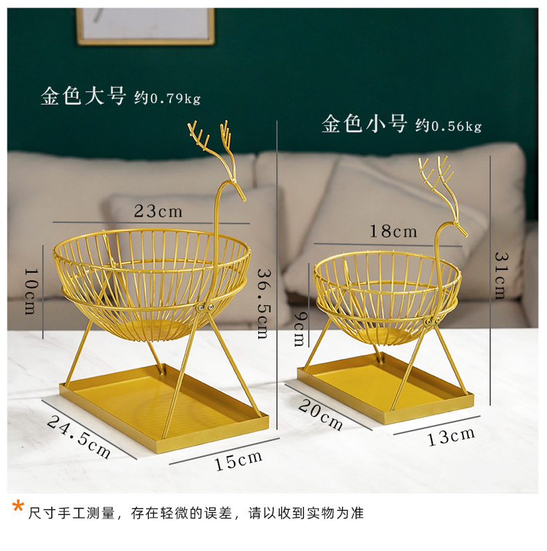 Wholesale Hollow Drain Double Storage Rack Fruit Basket Nihaojewelry display picture 1