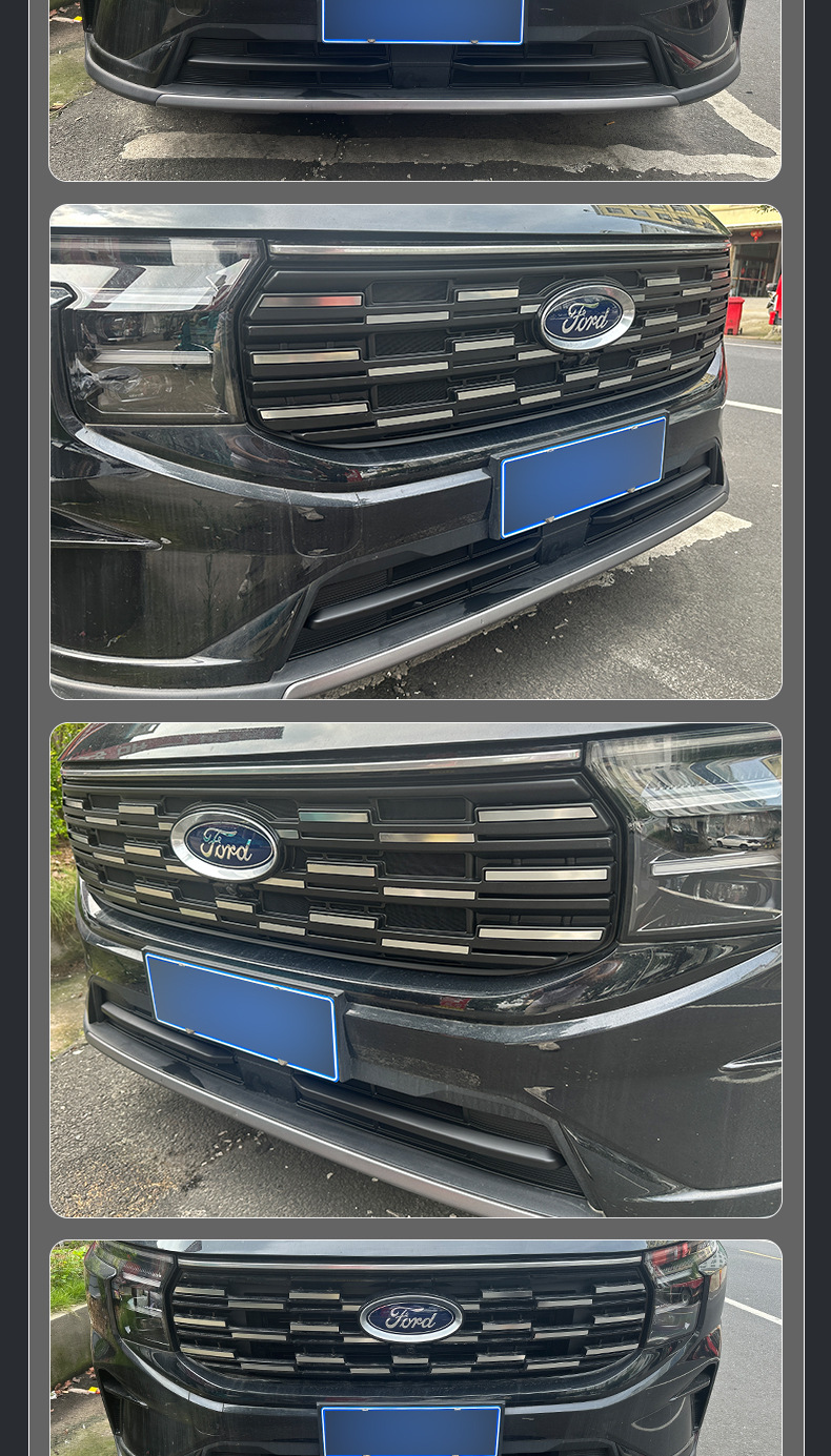 23-26 Ford Edge L anti-insect net grille front radiator protective cover clip special accessories modification supplies