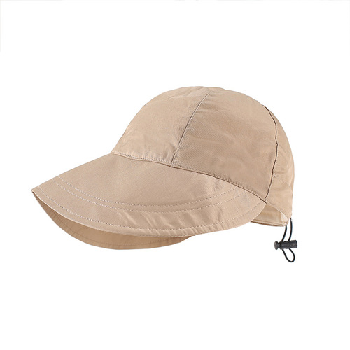 Lois Style Sun Hat for Girls, Summer and Autumn, Korean Version, Sunshade Face Covering, Drawstring Adjustable Fisherman Hat