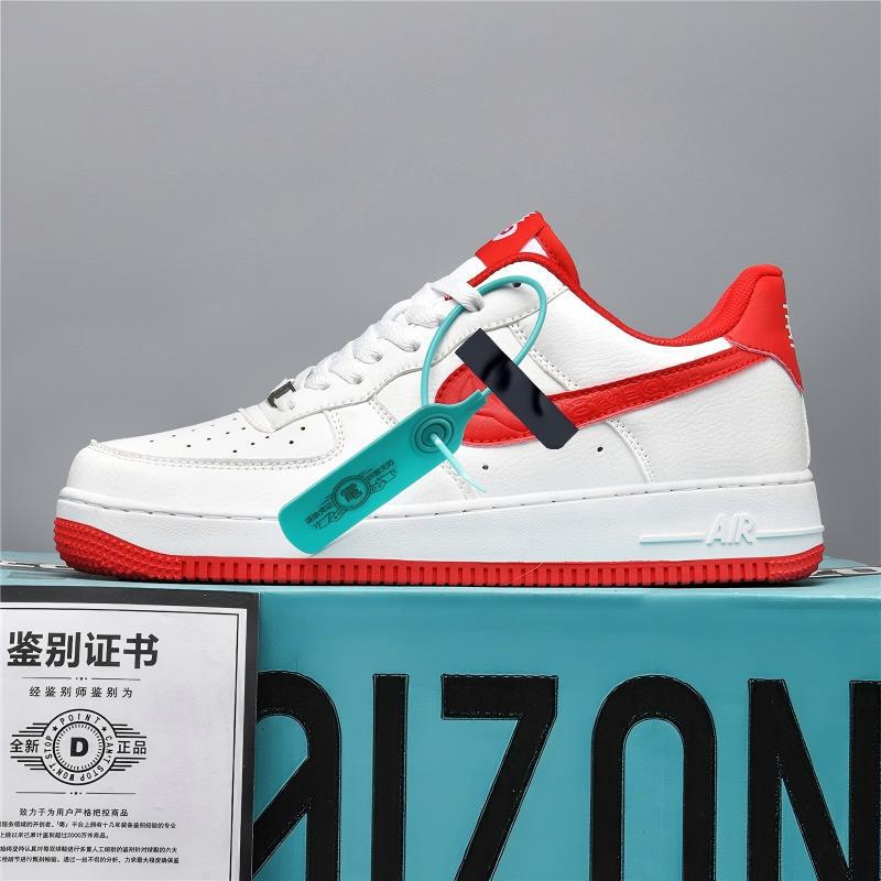 Putian Air Force One AJ Year of the Horse Limited Edition Red Sneakers Korean Style Couple Student Versatile Casual Shoes Trendy Putian Air Force One AJ Year of the Horse Limited Edition Red Sneakers Korean Style Couple Student Versatile Casual Shoes Trendy