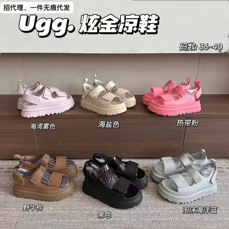 Oil Gg Spring and Summer New Women's Thick-Soled Velcro Buckle Style Comfortable Casual Fashion Height-Increasing Women's Sandals