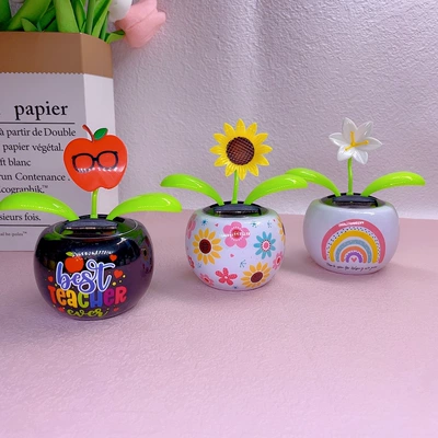 Car ornaments, swing flower car decorations