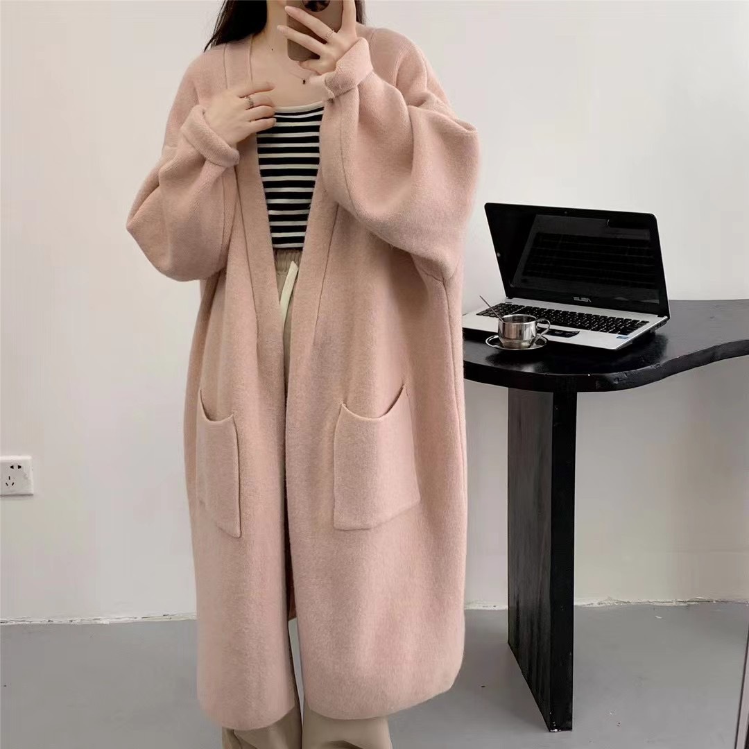 Polyester, Mianyang Velvet Fabric Type Wholesale Women's Casual Classic Style Solid Color Long Sleeve Sweaters & Cardigans