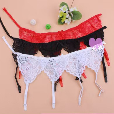 Sexy lingerie sexy lace garter stockings versatile accessories good partner number four-corner garter stockings