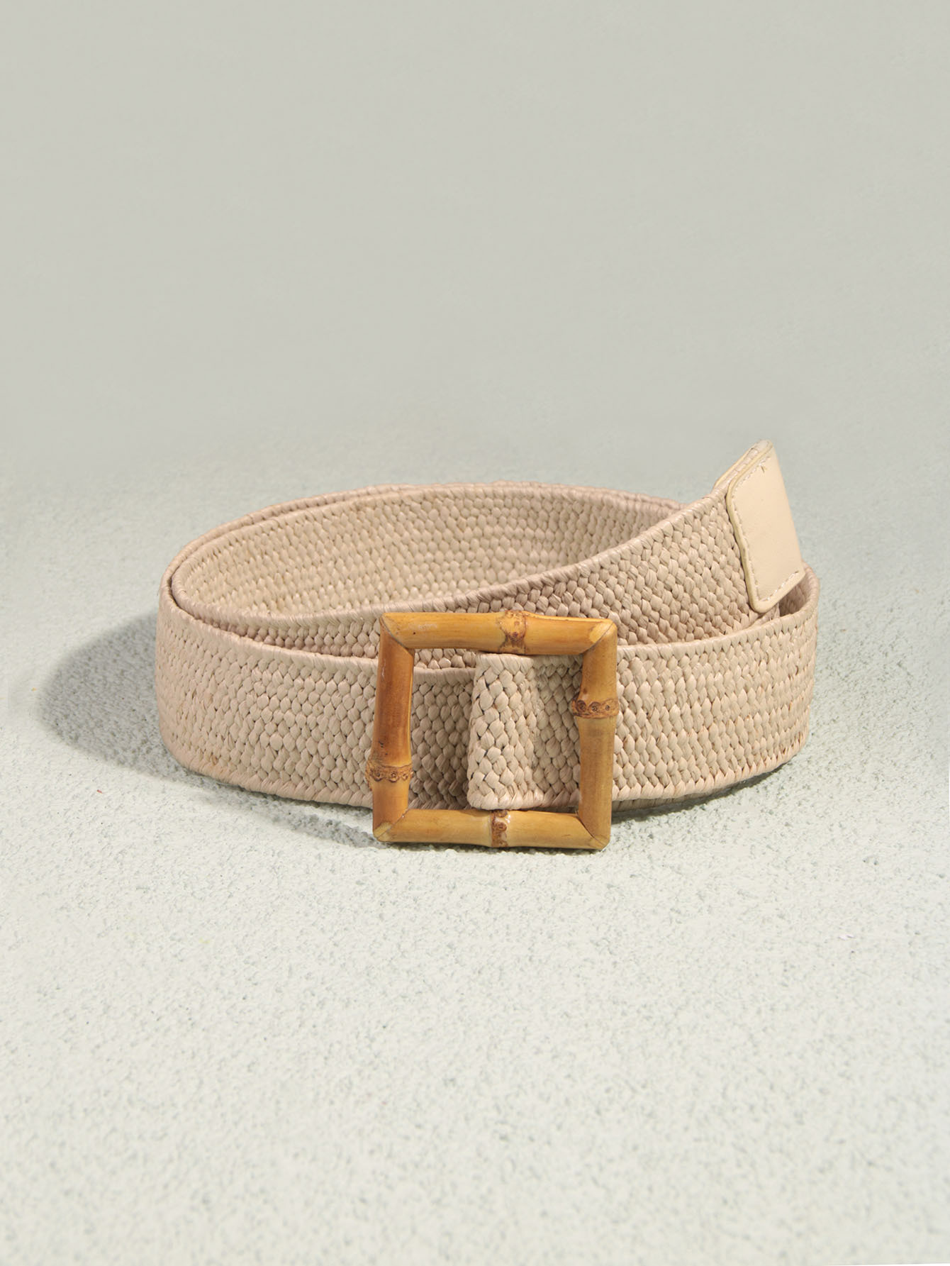 Classic Style Solid Color Nylon Bamboo Handmade Women's Woven Belts display picture 1