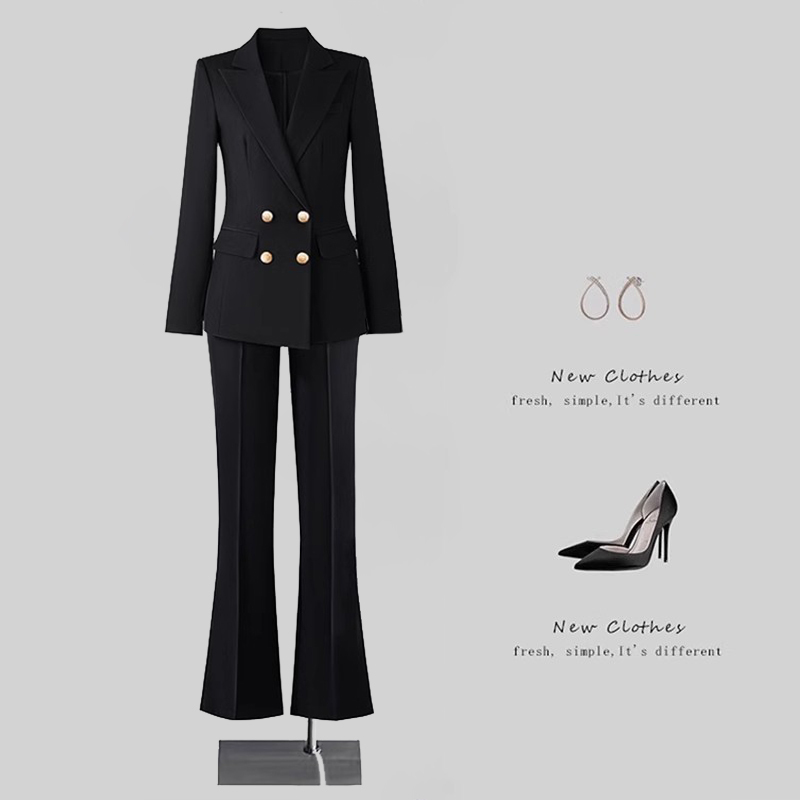 Suit suit Women's Professional Dress College Students Public Examination Interview Civil Servant Work Clothes Women's Senior Suit Jacket