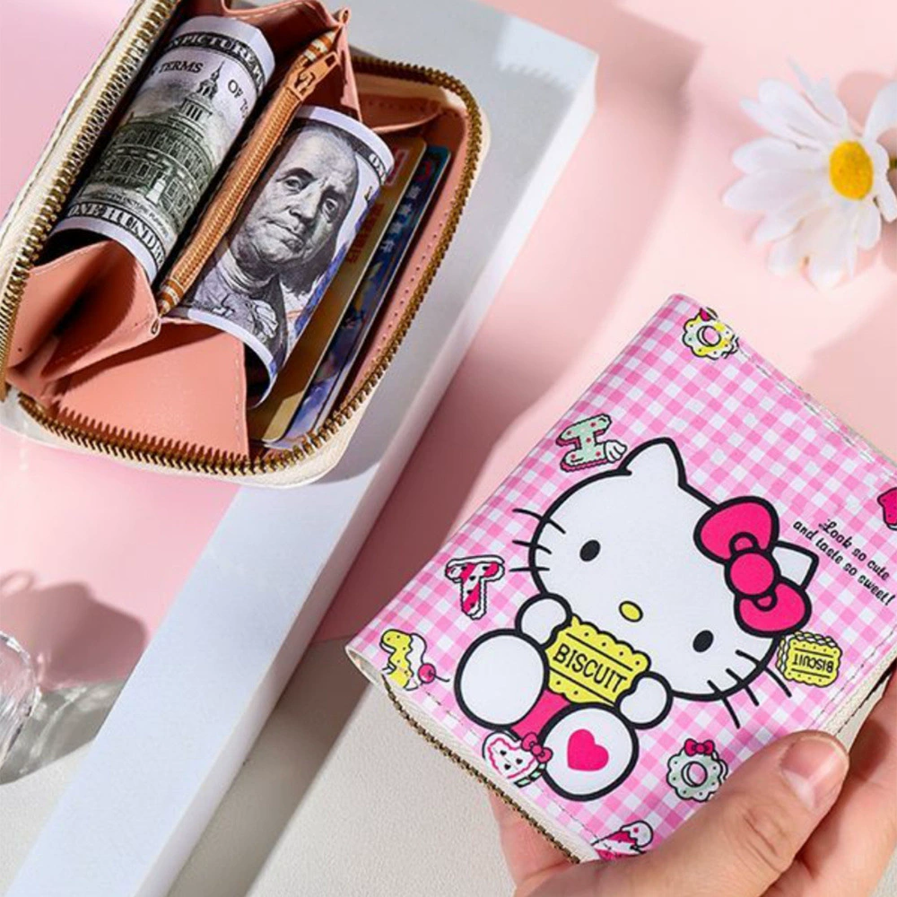 Hello Kitty, полиуретановый мультяшный кошелек