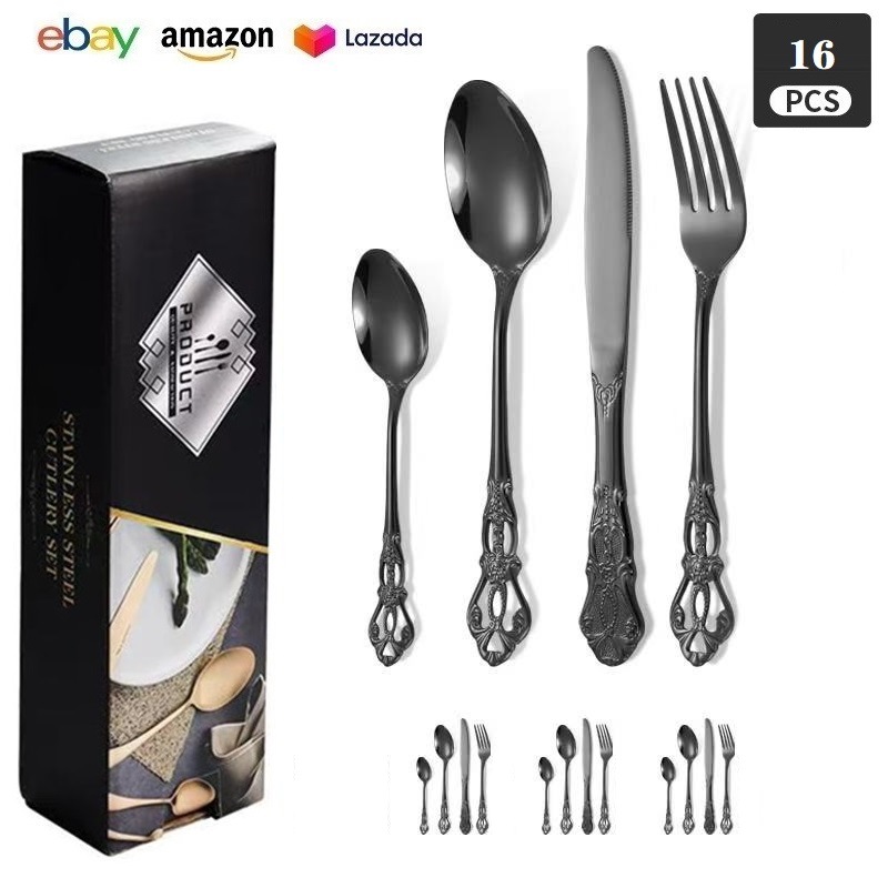 블랙 [16PCS] 작은 색상 상자