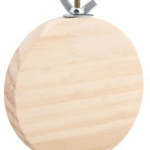 Round Pedal Small Pet Supplies Hamster Squirrel Creative Wooden Parrot Pedal Entertainment Toys