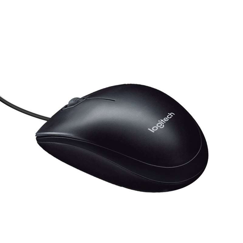 Проводная мышь Logitech M91P USB, plug-and-play для компьютера и ноутбука, симметричная