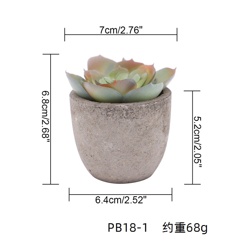 Suministro transfronterizo simulación suculentas planta olla falsa suculentas vintage pulpa olla traje decoración del hogar planta verde