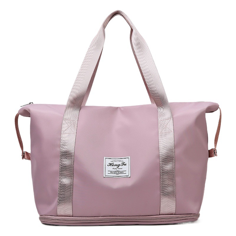 Nueva gran capacidad de doble capa bolsa de viaje de los hombres de tela Oxford Portátil Bolsa de las mujeres al aire libre ocio fitness yoga bolsa