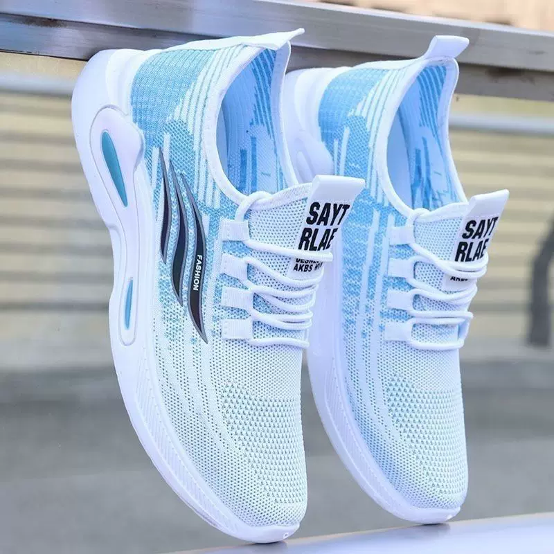 Летние сетчатые туфли, дышащие мужские туфли, тонкие мужские спортивные туфли, модная обувь, дезодорирующие и нескользящие канвасовые туфли для мужчин