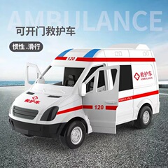 子供のおもちゃの大きいサイズのシミュレーション120救急車はドアを開けることができます。