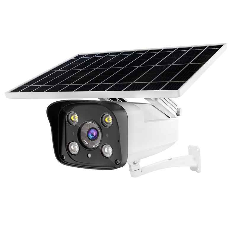 低功耗摄像机无电无网无线 太阳能4G语音对讲监控远程监控摄像头