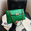 Chain, small bag, universal lock, one-shoulder bag, chain bag, 2023 collection, western style