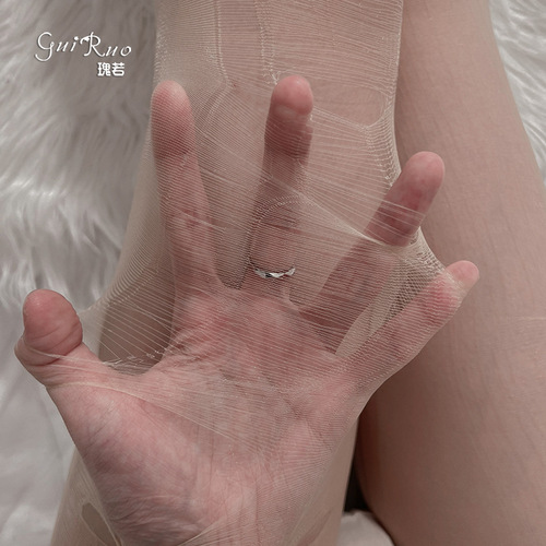 Sheer sexy thin stocking, flattering beauty leg stocking, open-sided for easy removal, women's tights, set of one, drop shipping, size w7