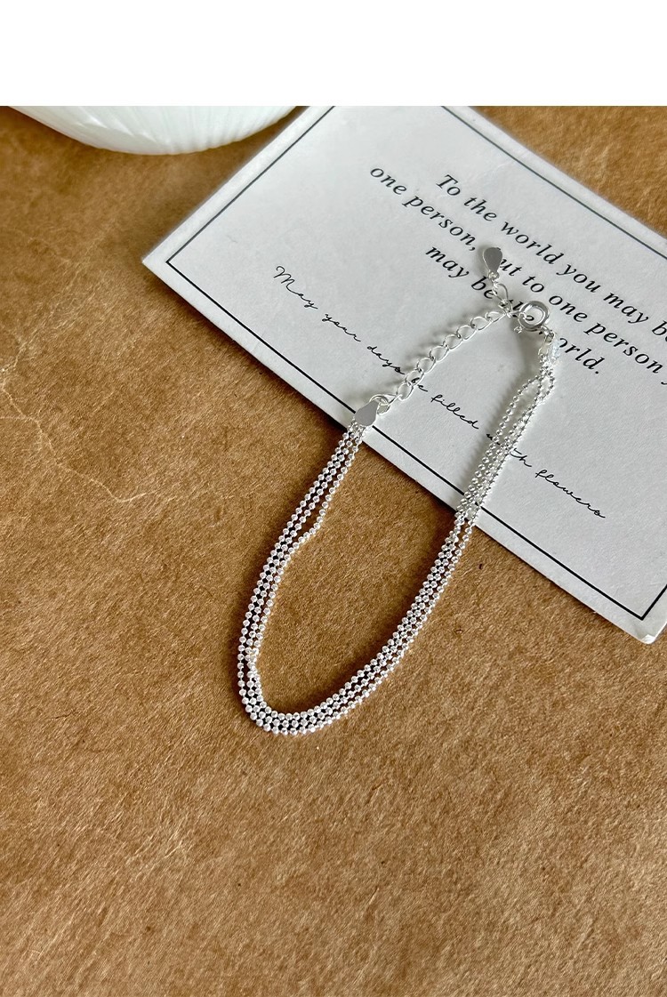 5g Weight Bracelets Classification 1 Piece Quantity Daily Occasion 925 Sterling Silver Material Round, Solid Color Pattern Women's Gender Polishing Design Simple Style Style 925 Sterling Silver Bracelets Simple Style 6