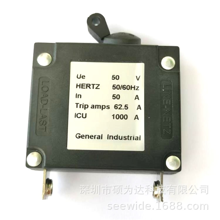 液压磁性断路器JM系列 0.5A~50A 125%过载条件下0.1秒瞬时脱扣