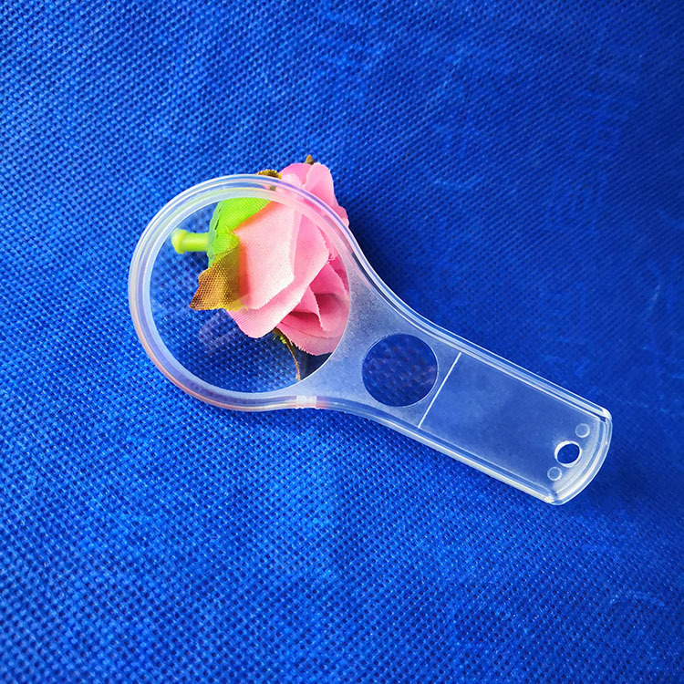 玩具塑料学生用品 双光 袖珍压克力树脂小商品义乌百货透镜放大镜