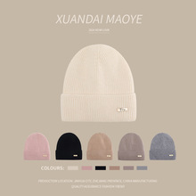 针织帽秋冬女保暖加绒厚韩式风毛线帽时尚护耳帽子休闲旅游冷帽