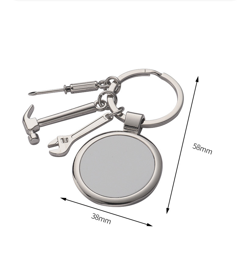 50g Weight Bag Pendant, Keychain Classification 1 Piece Quantity Daily Occasion Zinc Alloy Material Round Pattern Unisex Gender Fashion Style Fashion Round Zinc Alloy Unisex Bag Pendant Keychain 1 Piece