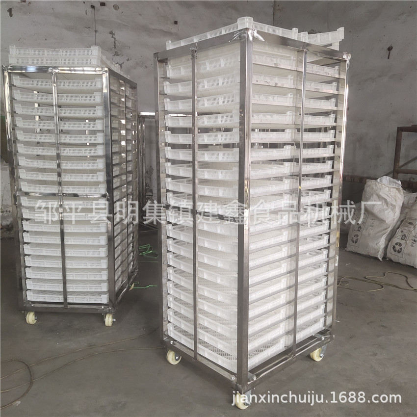 海虾烘干架子车商用馒头蒸房蒸车馒头蒸房周转车