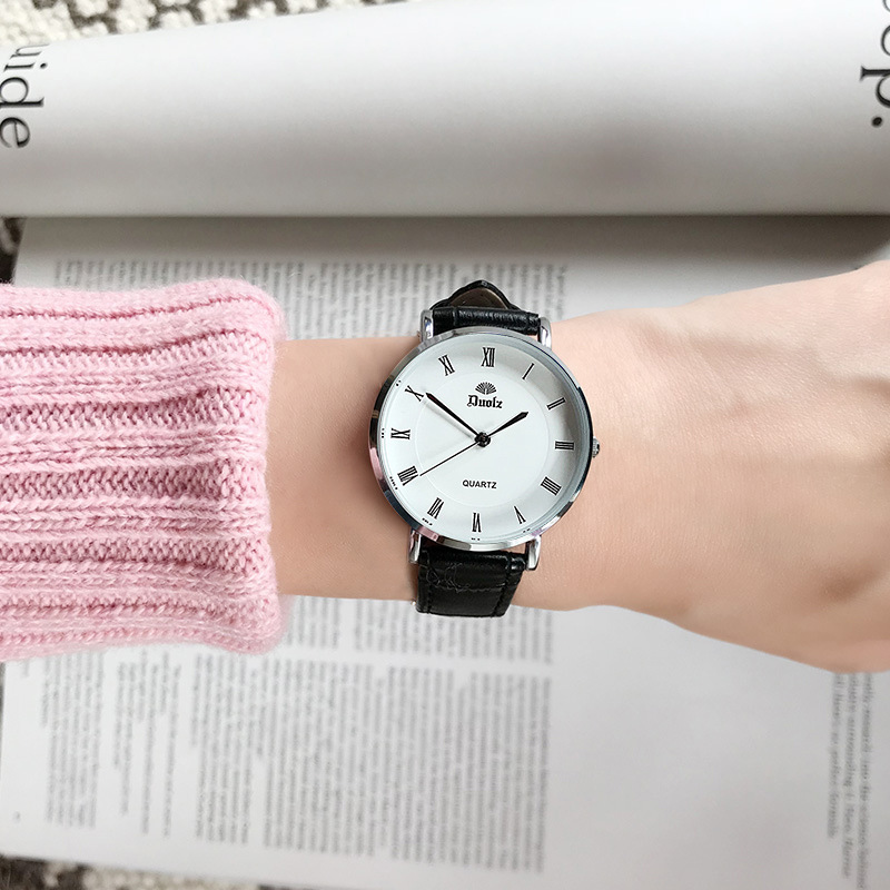 Watch Men's and Women's High School Students Examination Special Simple Fashion Quartz Leisure Mechanical Watch Couple