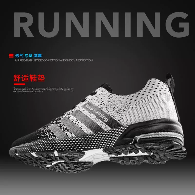 2021 осенне-зимняя мужская обувь из летающего плетения, новые дышащие легкие повседневные мужские спортивные кроссовки в Корейском стиле, модная обувь