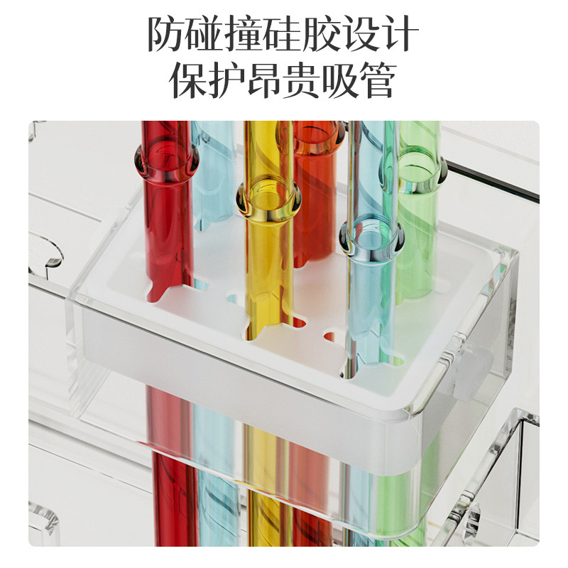 Straw Holder Multifunctional Kitchen Counter Utensil Storage and Organization Stand Disposable Straw Display and Storage Rack