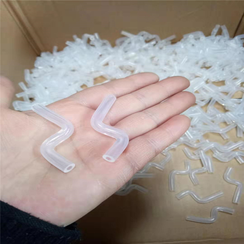 供应硅胶弯管直角90度食品级橡胶管接头管S型弯管 厂家直销