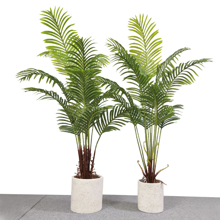仿真绿植散尾葵盆栽室内大型植物贵妃葵落地装饰假树仿真植毛葵树
