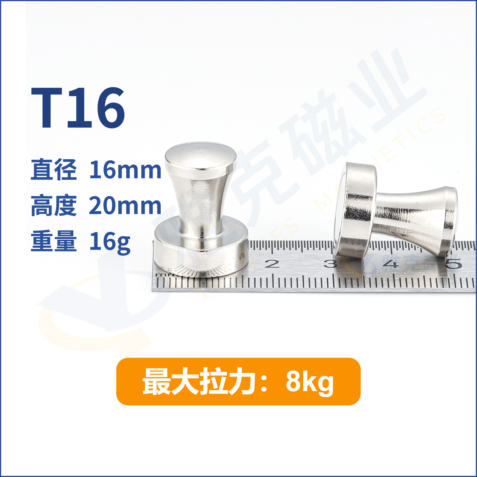 Imanes metálicos tipo chincheta, para pizarras, nevera o manualidades