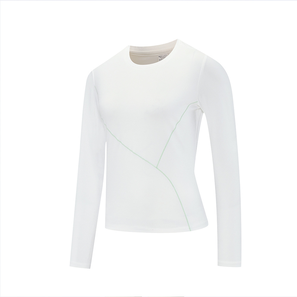 Transfronterizos Lulu otoño y invierno mujeres deportivas ociosas camisetas de manga larga ropa de moda fábrica de leggings al por mayor