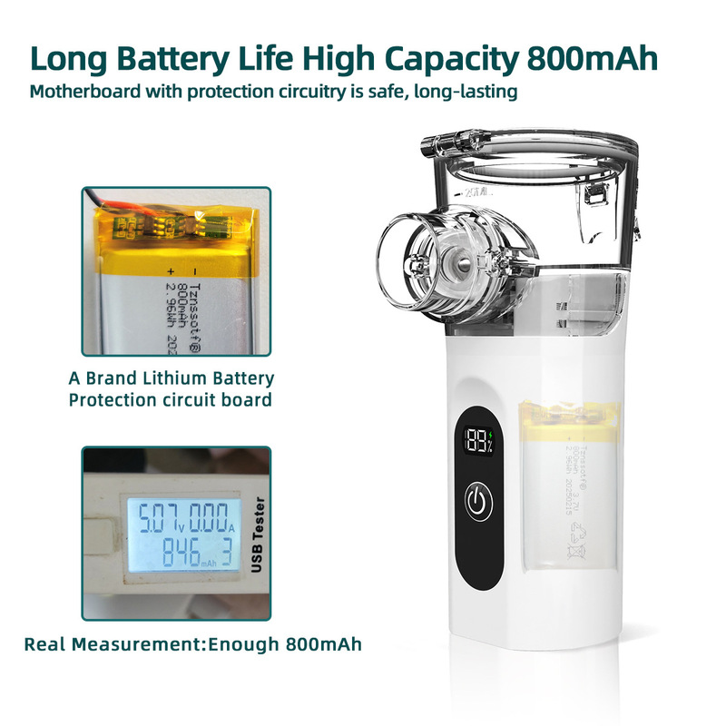 TZ-W12英語噴霧器手持ち静音知能デジタル噴霧機自慢充電タイプ家庭用噴霧機|undefined