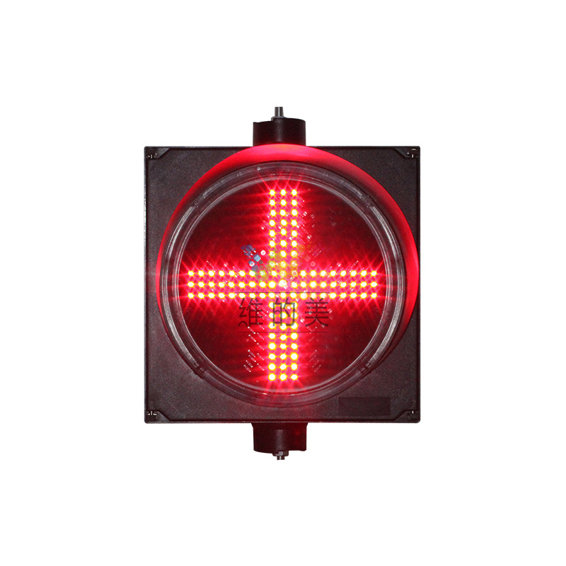 Semáforos de semáforo, báscula de puente de horquilla roja, luz de advertencia de la puerta, luz de señal temporal de la cruz roja del ferrocarril contra incendios