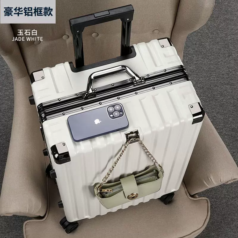 Durable capacious suitcase for men and women