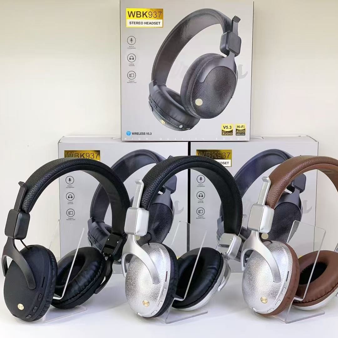 WBK937 auriculares retro estadounidenses auriculares portátiles con reducción de ruido Bluetooth inalámbrico tipo cuello pequeño y alto valor de cara image 1