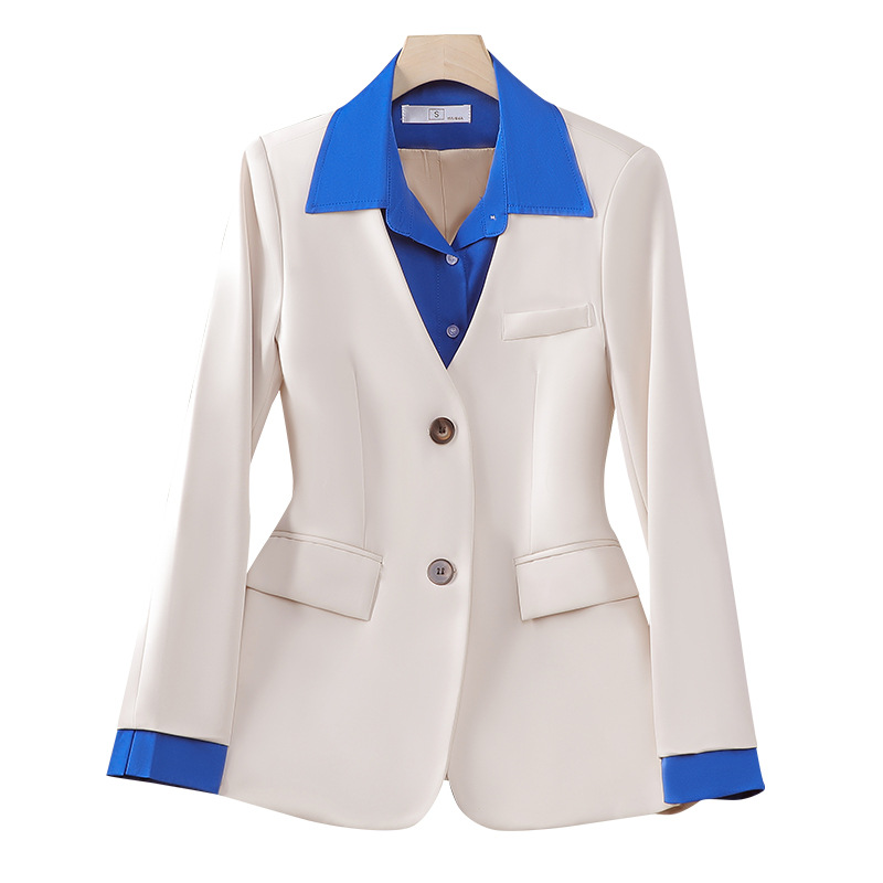 Women's Clothing Light luxury brand small suit jacket for women spring casual suit two piece fashionable temperament professional suit_voghion.com